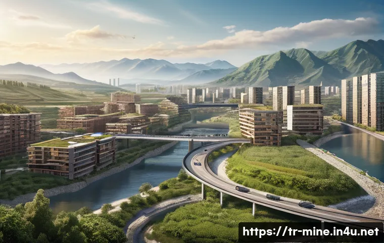 마인크래프트 도시 계획 모드 - **Prompt 1: Foundations of a Thriving Virtual City** "A vast, sprawling virtual city in its earl...