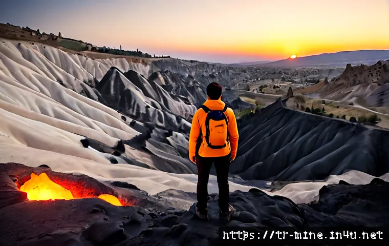 마인크래프트 화산 지형 탐험 - Photorealistic cinematic exploration of a block-built volcanic biome inspired by a sandbox game, lon...